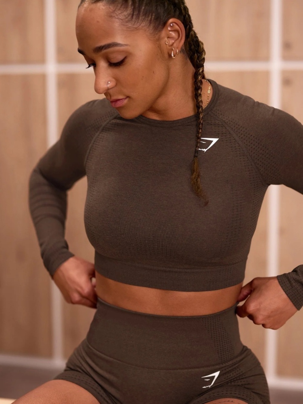 GYMSHARK VITAL CROP LONGSLEEVE